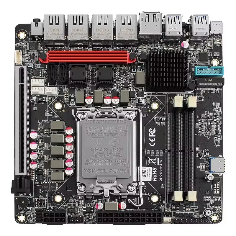 Lga 1700 Ddr5 Itx Motherboard - Scheda madre NAS vPro Q670 Max