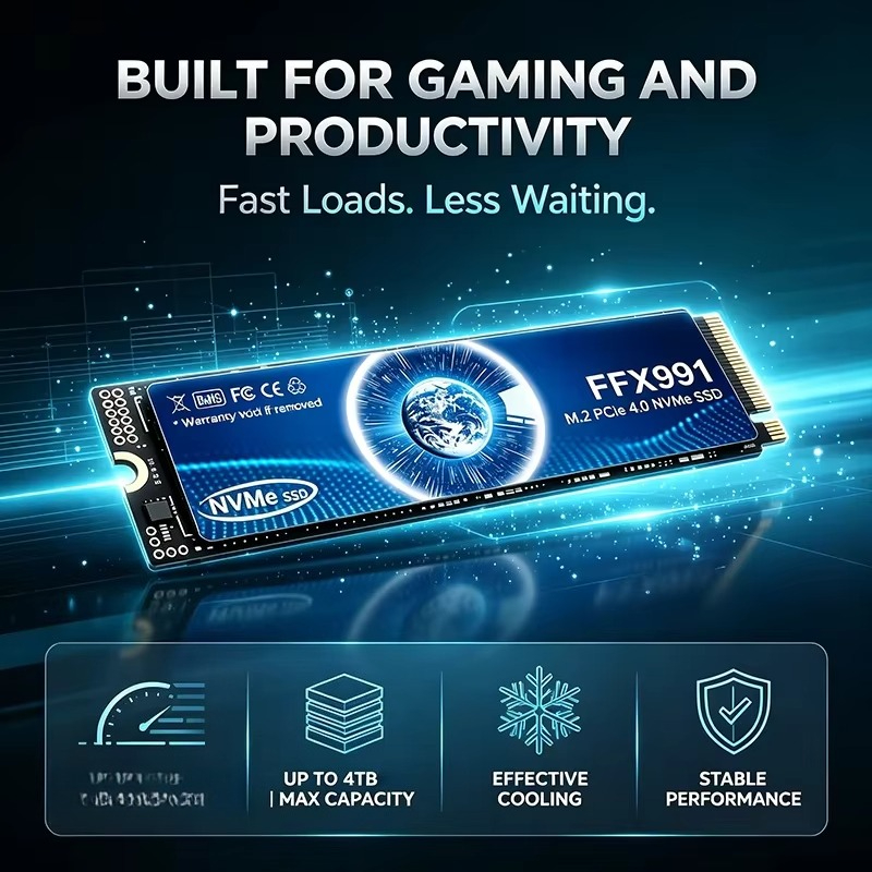 FFX991 SSD interno M.2 NVMe PC - M.2 Nvme 4Tb Pcie 4.0 Ssd recensione e prezzo