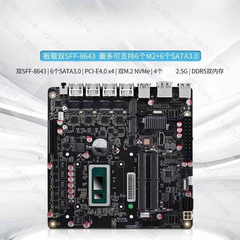 Scheda Madre NAS N5105 8505 N1 - Nas Motherboard N100 6 Sata recensione e prezzo
